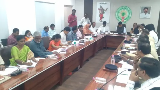 lalithamma garu in District Vigilance & Monitoring Committee Meeting at Collectorate